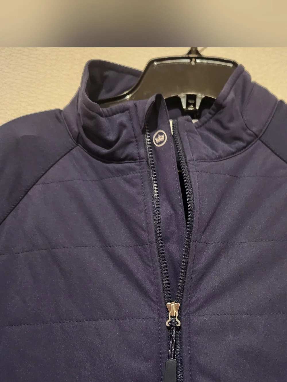 Peter Millar Merge Hybrid Jacket Navy Mens Medium Full Zip Golf